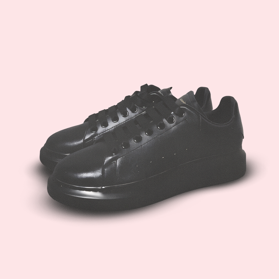 AM men's oversized sneakers black