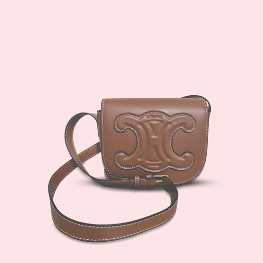 CL smooth calfskin cuir triomphe crossbody small