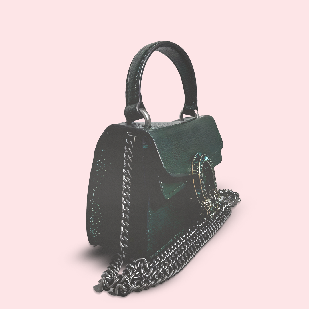 GG Mini Dionysus Leather Bag In Green