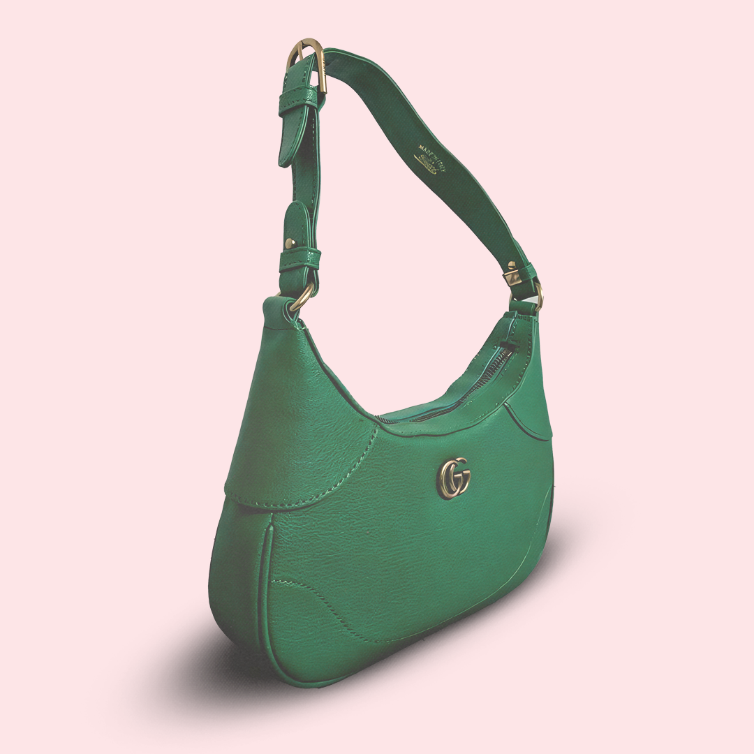 GG small aphrodite shoulder bag green