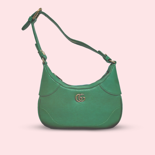 GG small aphrodite shoulder bag green