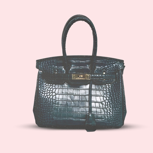 H Birkin 30 vert small green