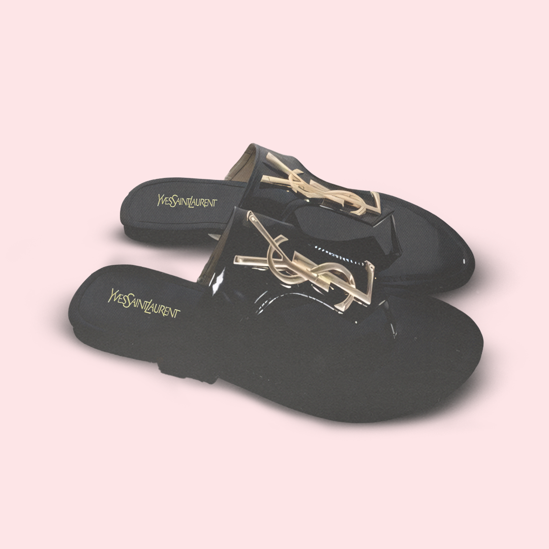 ISL black sandals women's