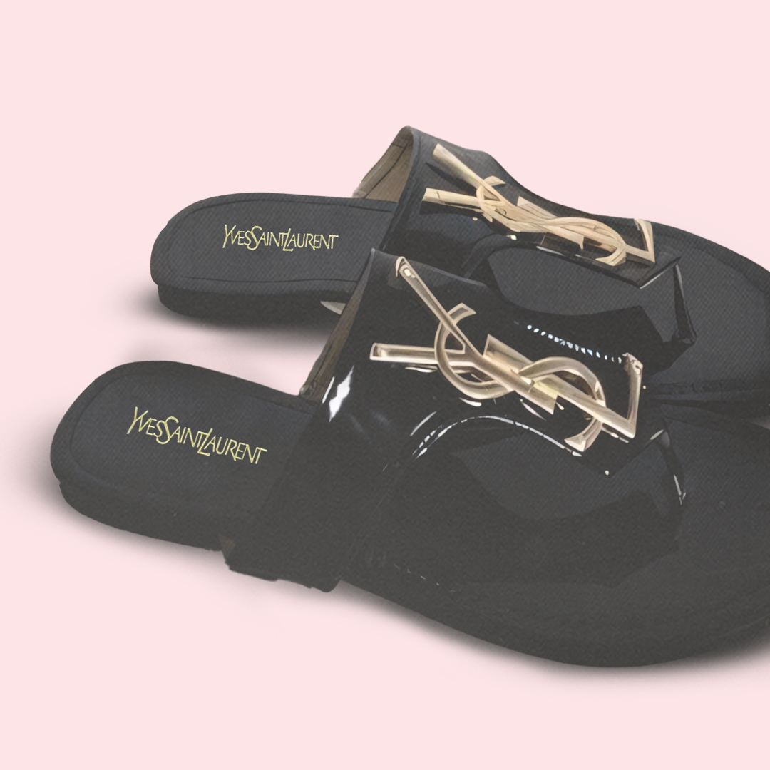 ISL black sandals women's