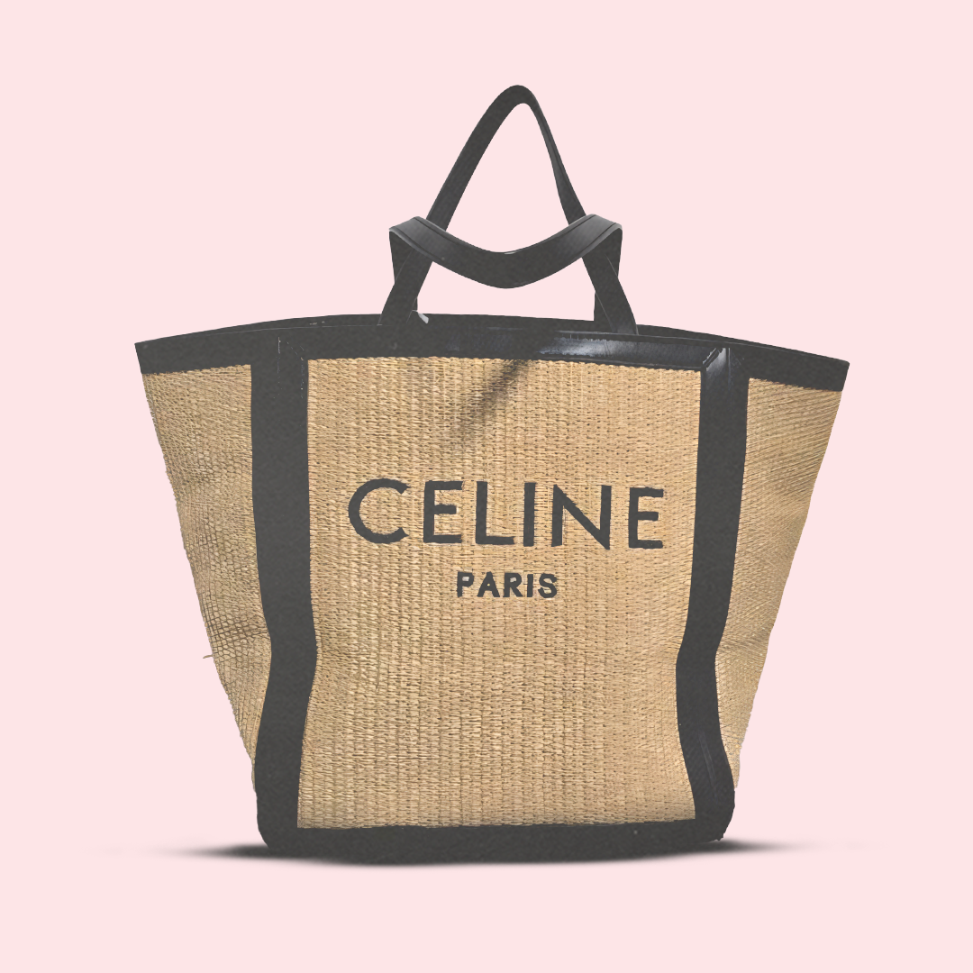 CL straw tote