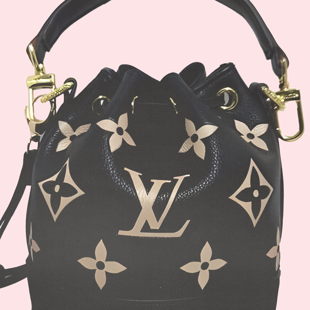 LV empreinte monogram giant nano noe black